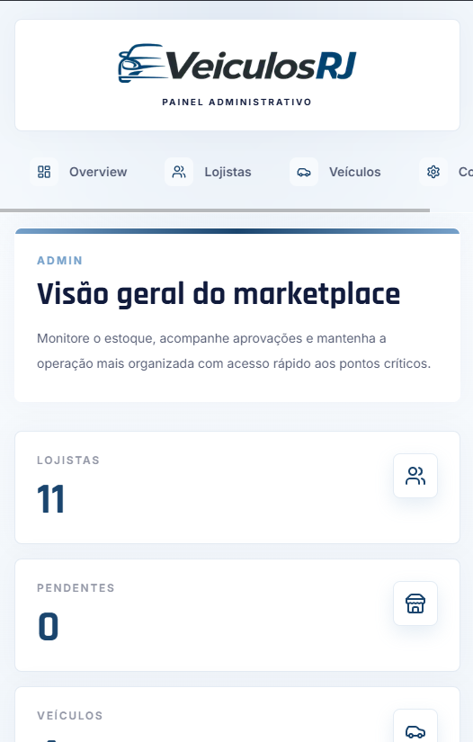 Veículos RJ — Mobile